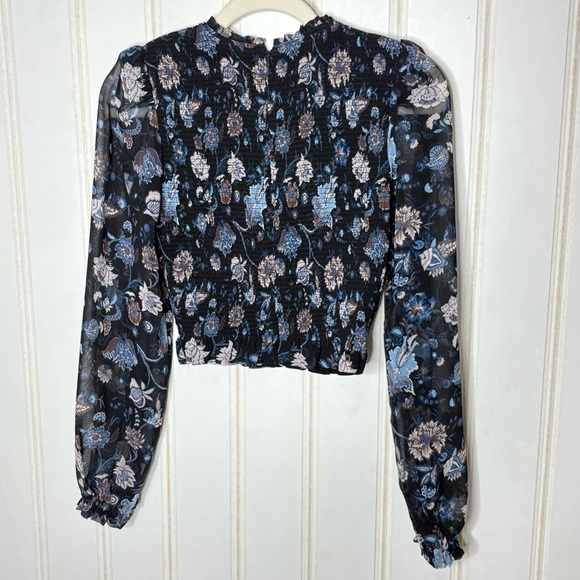 Wilfred Temptest Blouse Blue Sz XS 377 - Picture 6 of 10
